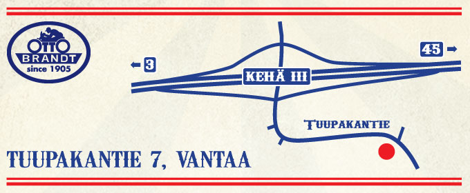 Ottopäivät - kartta